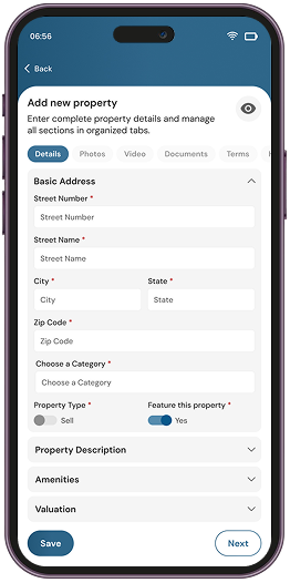 real estate website in one week