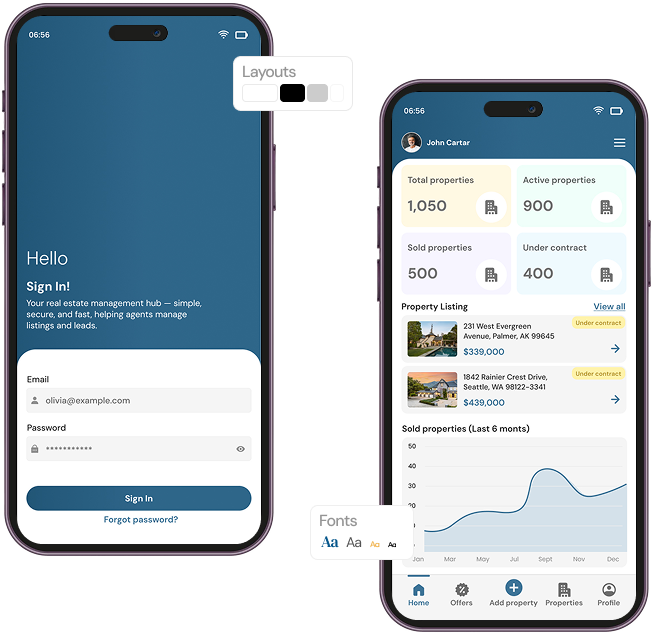 real estate website in one week
