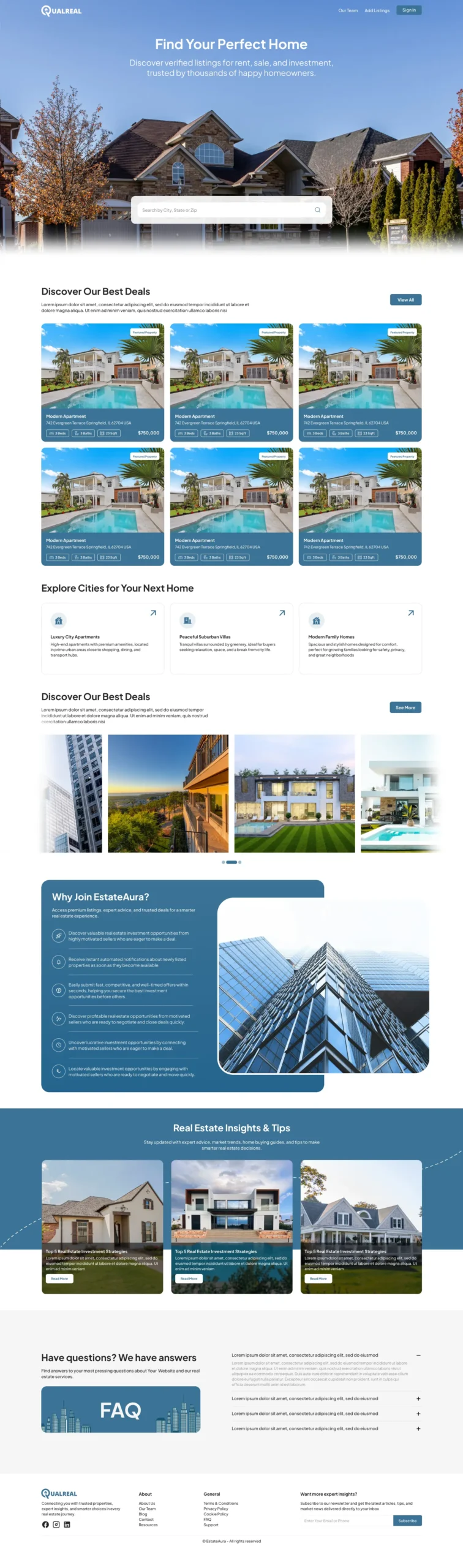 idx integrated real estate templates