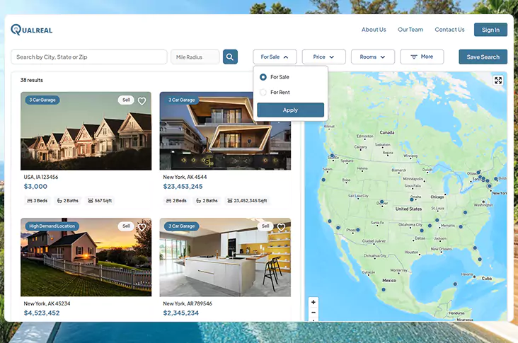 real estate website with ai lead nurturing